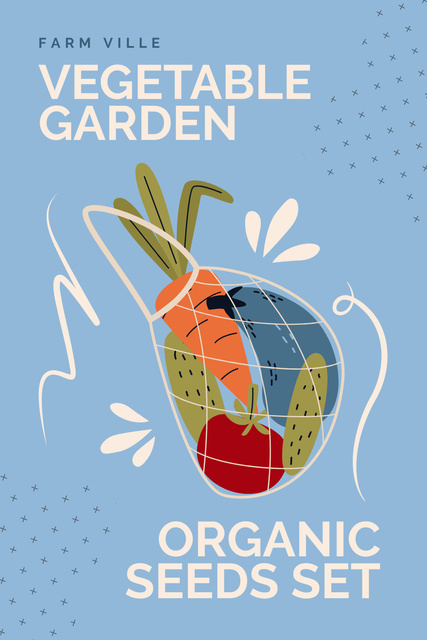 Organic Seeds Sale Pinterest – шаблон для дизайна