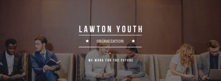 Youth organization services with young people Facebook cover Design Template