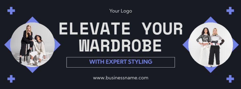 Personal Wardrobe Elevation Facebook cover – шаблон для дизайну