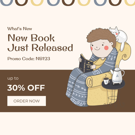 Plantilla de diseño de Children Books Sale Announcement Instagram 