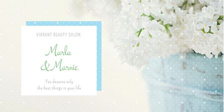 Beauty salon advertisement Twitter – шаблон для дизайна