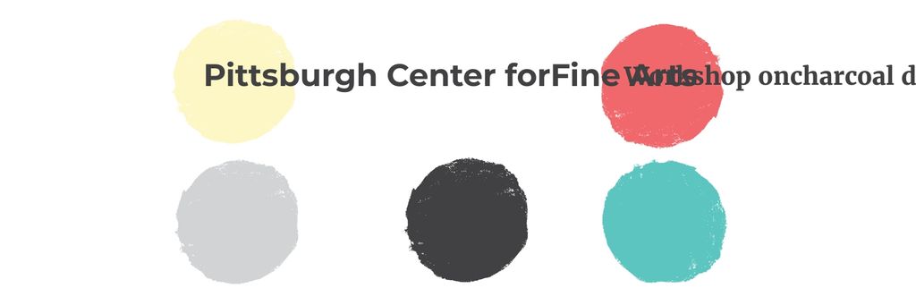 Plantilla de diseño de Pittsburgh Center for Fine Arts Twitter 