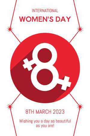 International Women's Day Holiday Celebration Pinterest – шаблон для дизайну