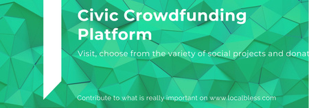 Crowdfunding Platform ad on Stone pattern Tumblr Πρότυπο σχεδίασης