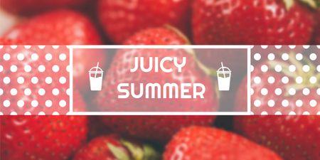 Designvorlage Juicy summer banner für Image