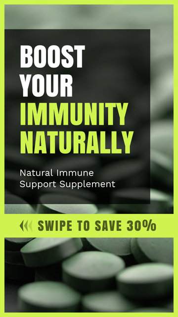 Ontwerpsjabloon van TikTok Video van Boosting Immune With Natural Remedies At Reduced Price