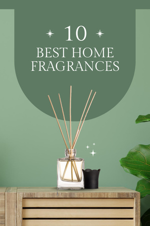Platilla de diseño Best Home Fragrances Offer Pinterest