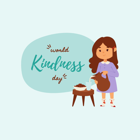 Ontwerpsjabloon van Instagram van wereld vriendelijkheid dag aankondiging