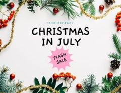  July Christmas Sale Announcement