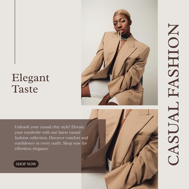 Designvorlage Modern Fashion Collection für Instagram