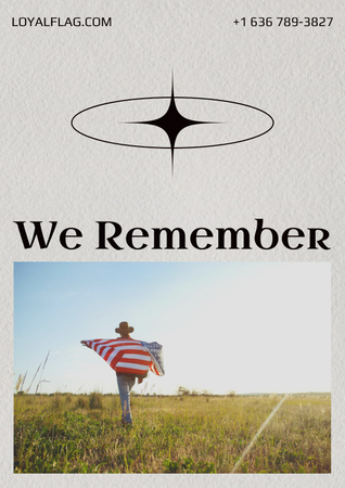 Platilla de diseño USA Independence Day Celebration Announcement Poster