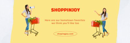 Grocery Store Ad Twitter – шаблон для дизайна