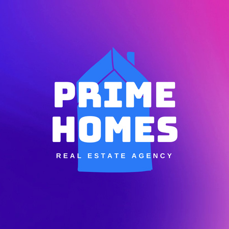 Platilla de diseño Minimalistic Real Estate Agency Promotion Animated Logo
