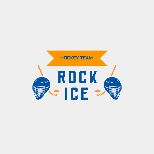 Modèle de visuel Hockey Sport Club Emblem - Logo