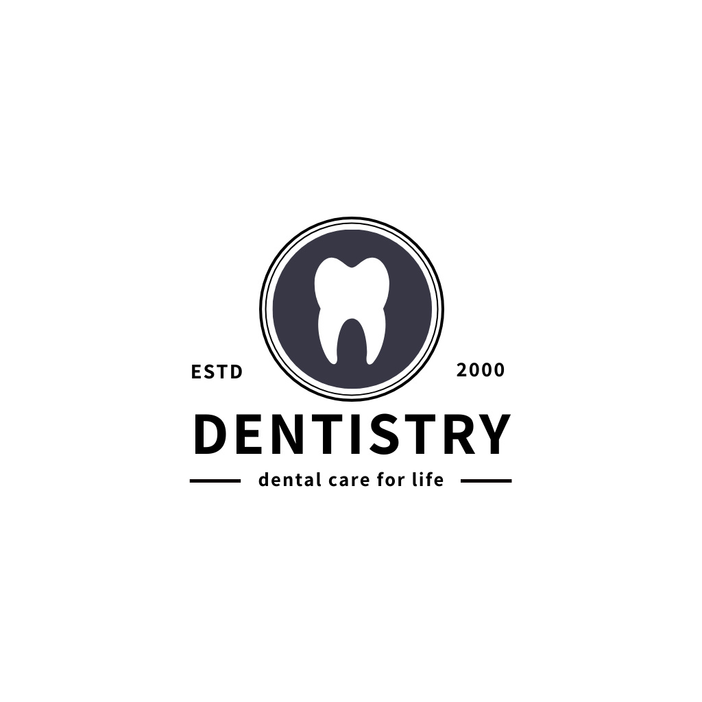 dentistry clinic logo design Logo Tasarım Şablonu