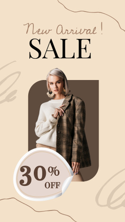 fashion style sale Instagram Story Design Template