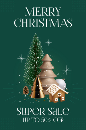 Modèle de visuel Christmas offers - Pinterest