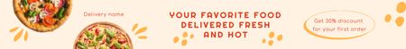 Food Delivery Promo Leaderboard – шаблон для дизайну