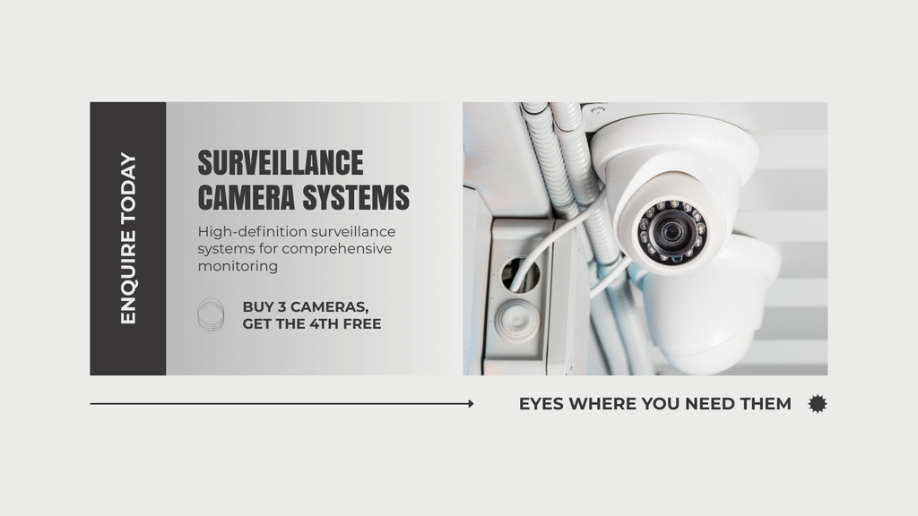 Sale of Security Systems Title 1680x945pxデザインテンプレート