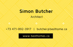 Contact Information of Architect