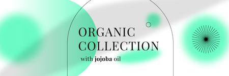 Organic Cosmetic Products Offer Twitter Design Template