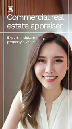Modèle de visuel Experienced Commercial Real Estate Appraiser Service Offer - TikTok Video