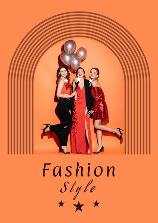 Fashion Style Poster tervezősablon