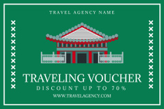 Travel Voucher for Tour to Asia