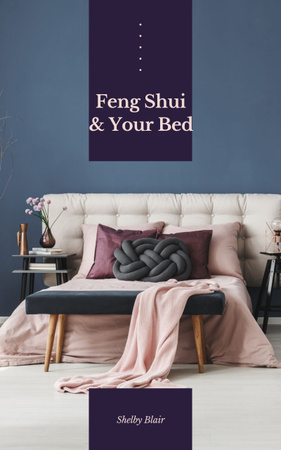 Creating Cozy Interior According to Rules of Feng Shui Book Cover Design Template