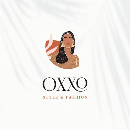 Template di design Fashion Store Ad Logo