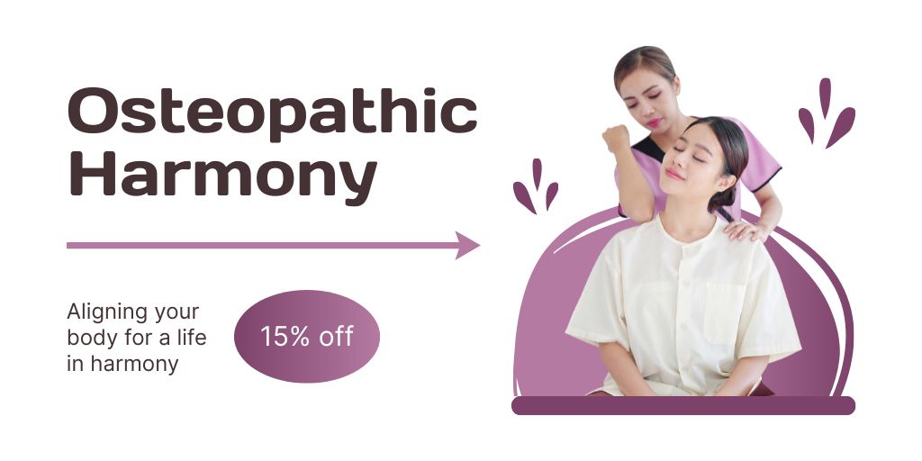 Osteopathic Harmony Ar Reduced Rates Twitterデザインテンプレート