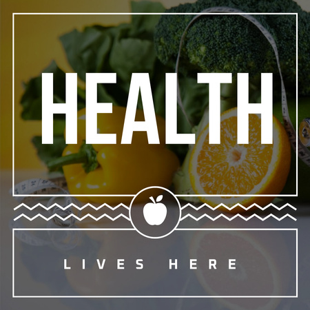 Healthy nutrition Concept Instagram Design Template