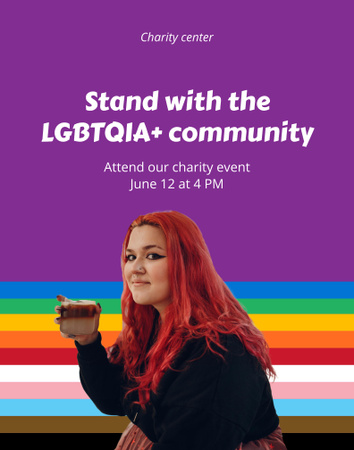 LGBT Education Announcement Poster 22x28in Šablona návrhu
