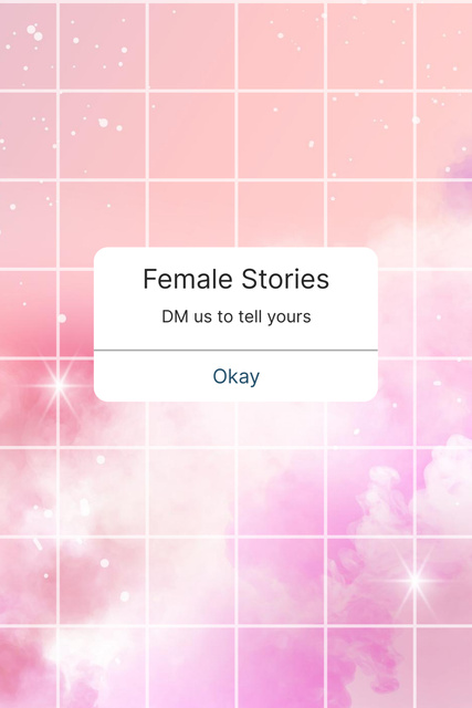 Girl Power Promotion on Fairy Pink Sky Pinterest Design Template