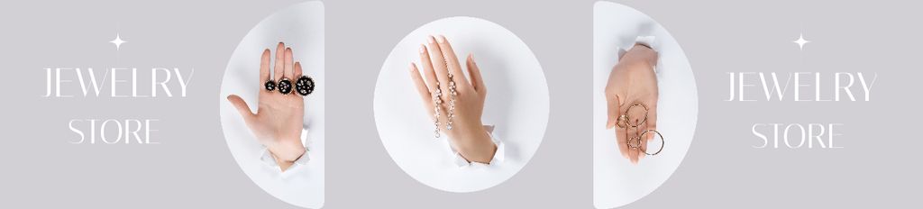 Sale Offer of Gorgeous Jewelry Pieces Ebay Store Billboardデザインテンプレート