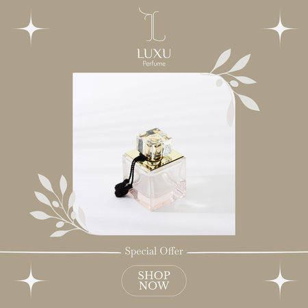 Perfume Special Offer Instagram ADデザインテンプレート