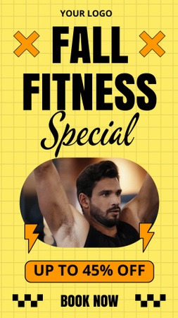 Special Discount on Fitness Memberships TikTok Video Design Template