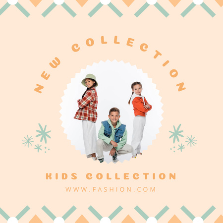 Children’s Clothing Store promotion Instagram Design Template