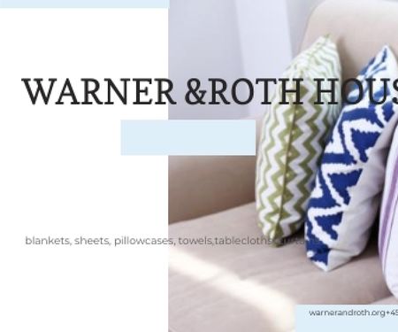 Platilla de diseño Warner & Roth House Textiles Large Rectangle