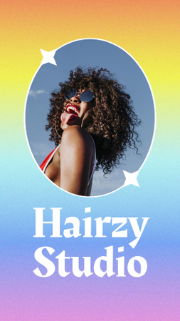 Hair Salon Services Offer Instagram Video Story Šablona návrhu