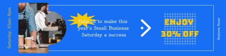 Support Small Business Movement Twitter Design Template