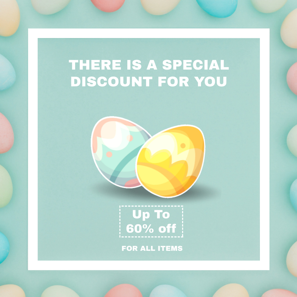 Easter Day Special Discount Instagramデザインテンプレート