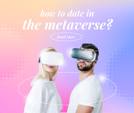 Tips How to Date in Virtual Space Facebookデザインテンプレート