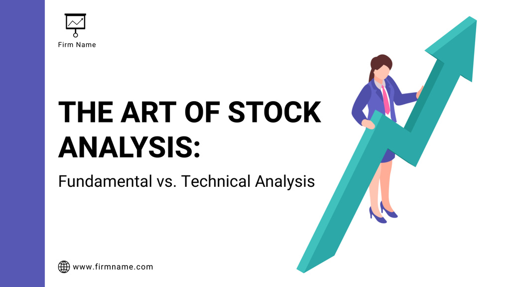 Template di design Stock Trading Fundamentals and Technical Analysis Presentation Wide