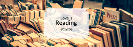 Modèle de visuel Reading Inspiration Books on Shelves - Tumblr