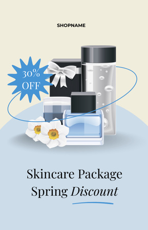 Skincare Spring Sale Announcement IGTV Cover Design Template