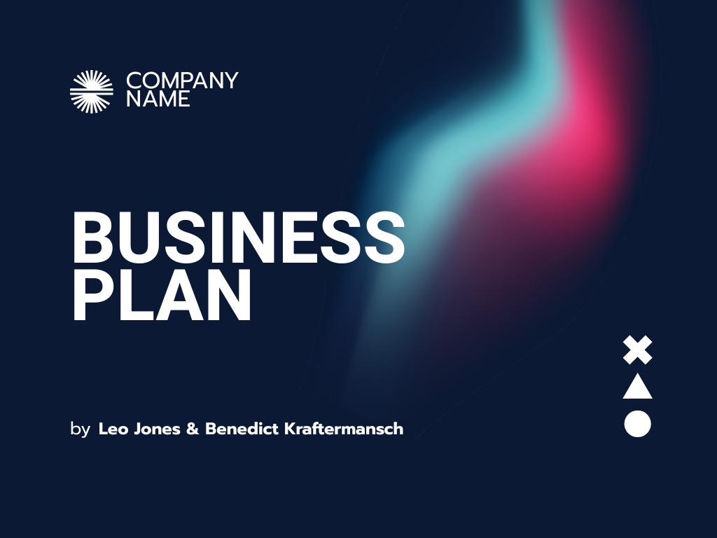 Business plan template by VistaCreate