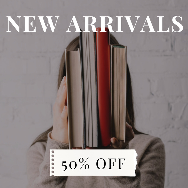 Exceptional Books New Arrival Instagram – шаблон для дизайну