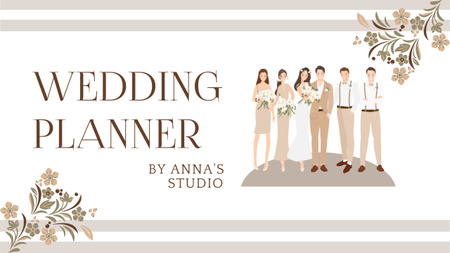 Wedding Planner Studio Offer Youtube Thumbnail Design Template