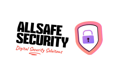 Platilla de diseño Digital Security Agency Business Card 85x55mm